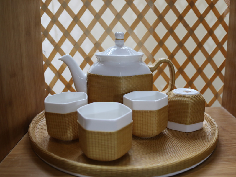 竹艺茶具
